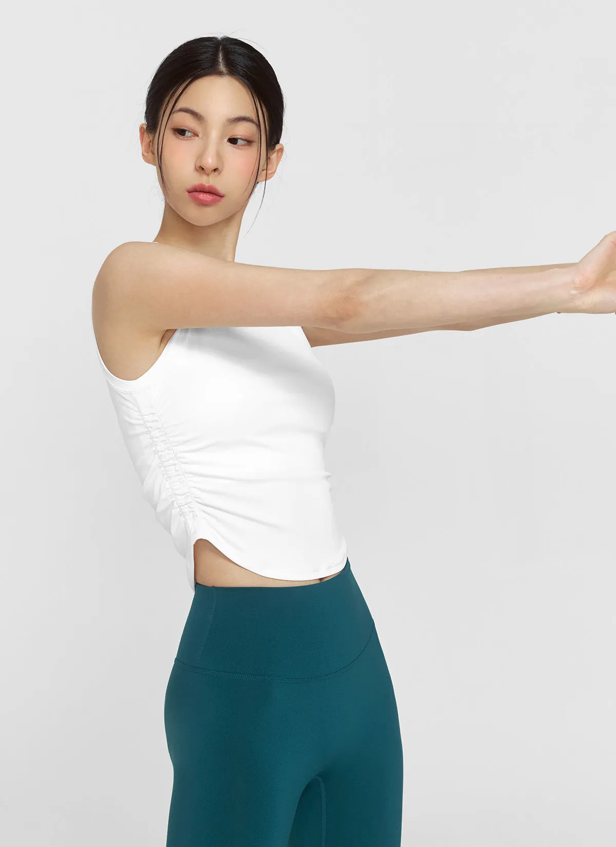 Relax Shirring Sleeveless