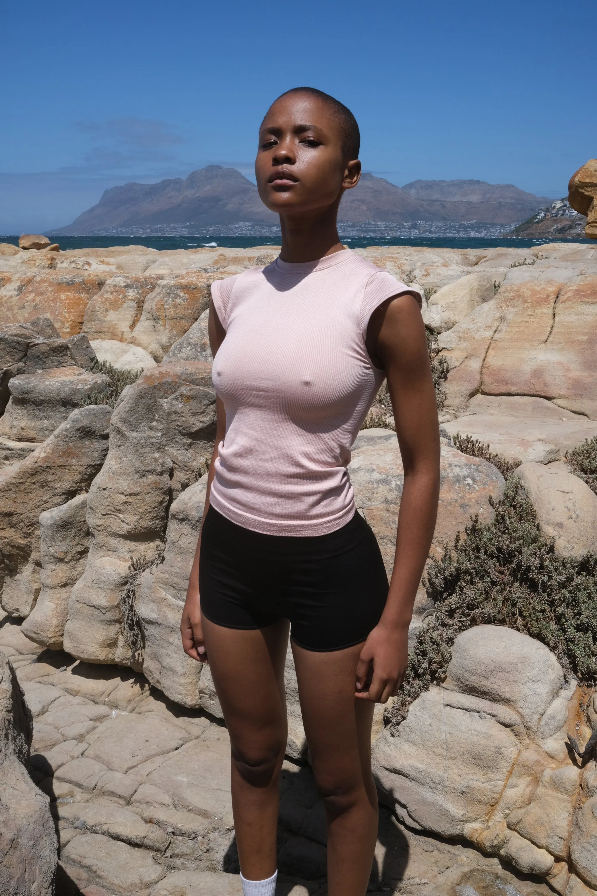 ROUSE Ribbed Top | Blush