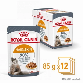Royal Canin Hair & Skin Care Adult Gravy Cat Wet Food