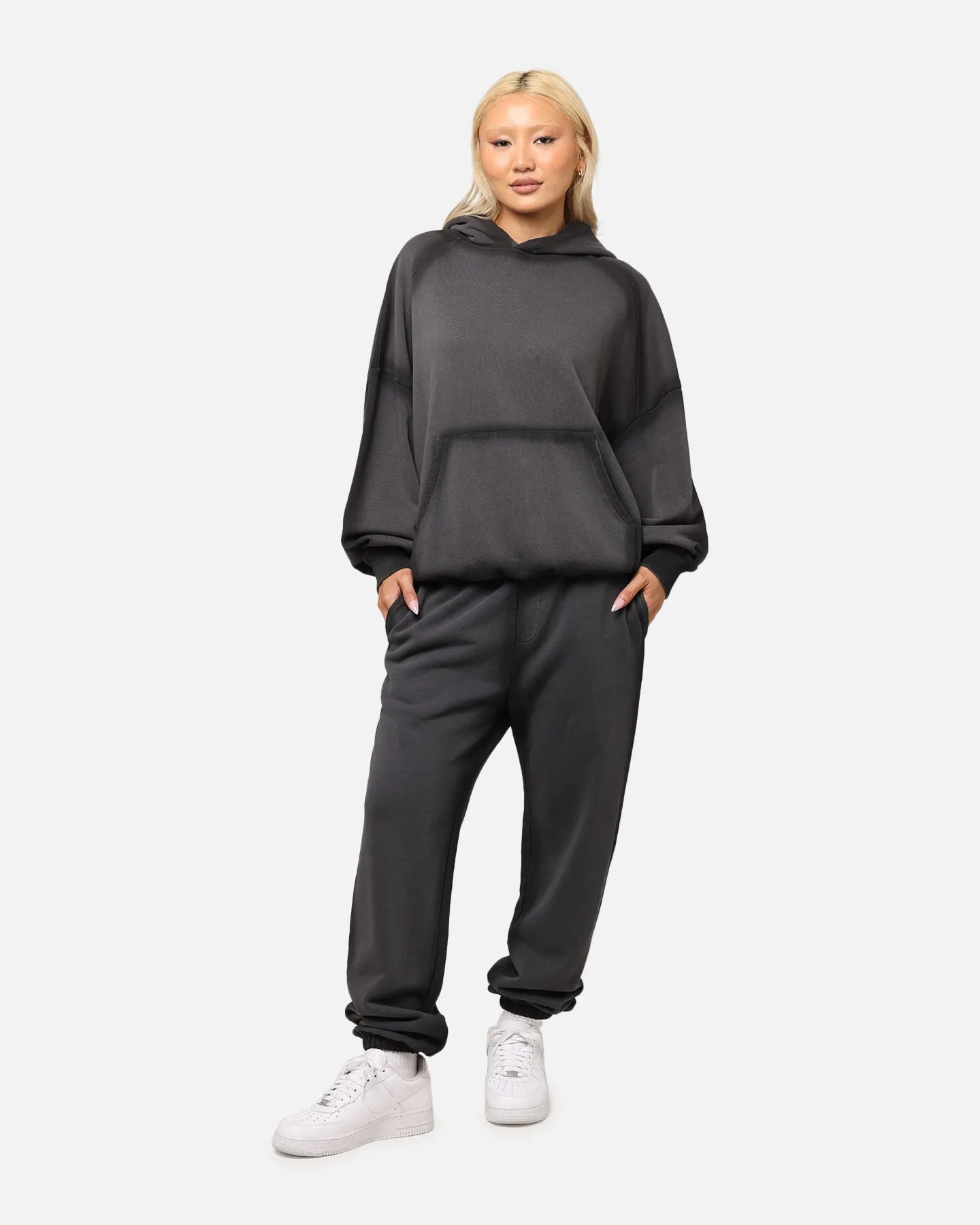 Saint Morta Contrast Wash Sweatpants Washed Black