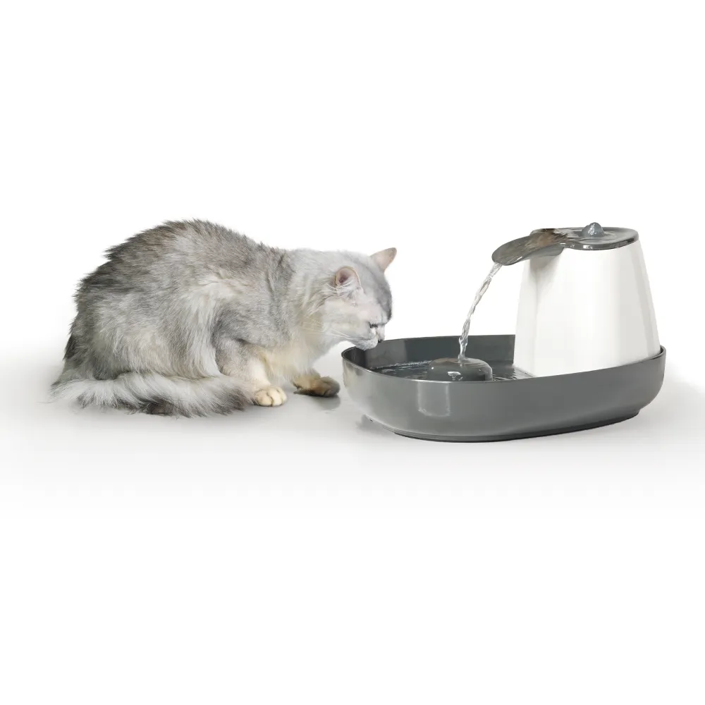 Savic Cascade Anthracite Water Fountain for Cats (Grey)