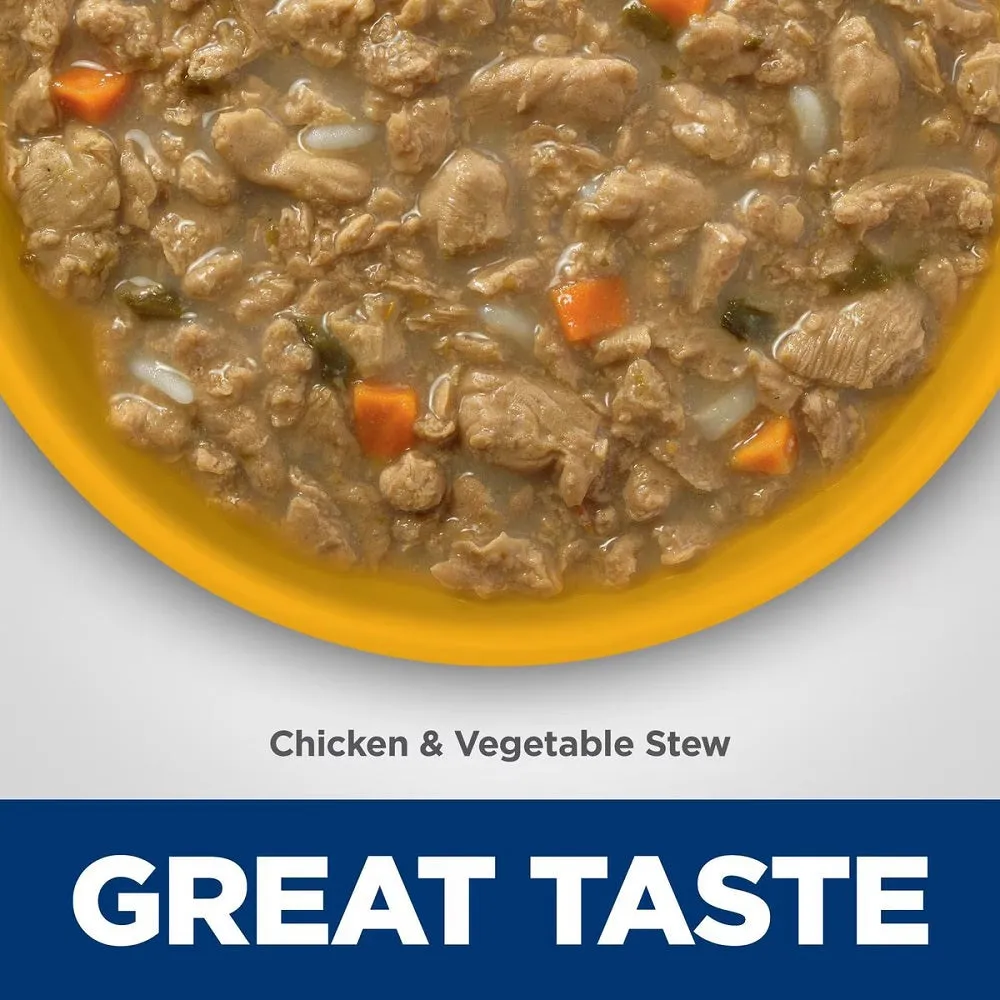 Science Diet - Adult 7  Senior Vitality Chicken & Vegetable Stew Cat Wet Food