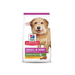 Science Diet - Senior Vitality - Small & Mini Chicken & Brown Rice Adult 7  Dog Dry Food
