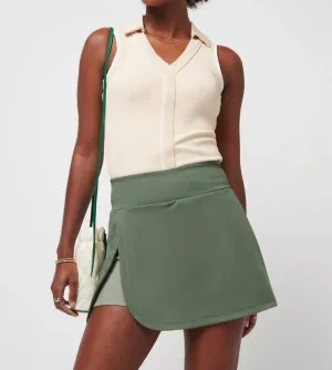 Secret Plans Moveknit Skort In Agave Green