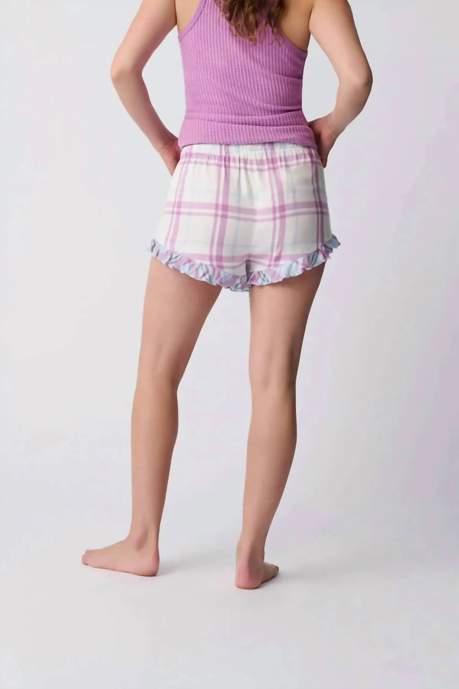 See Stripes Short In Ivory