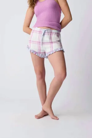 See Stripes Short In Ivory