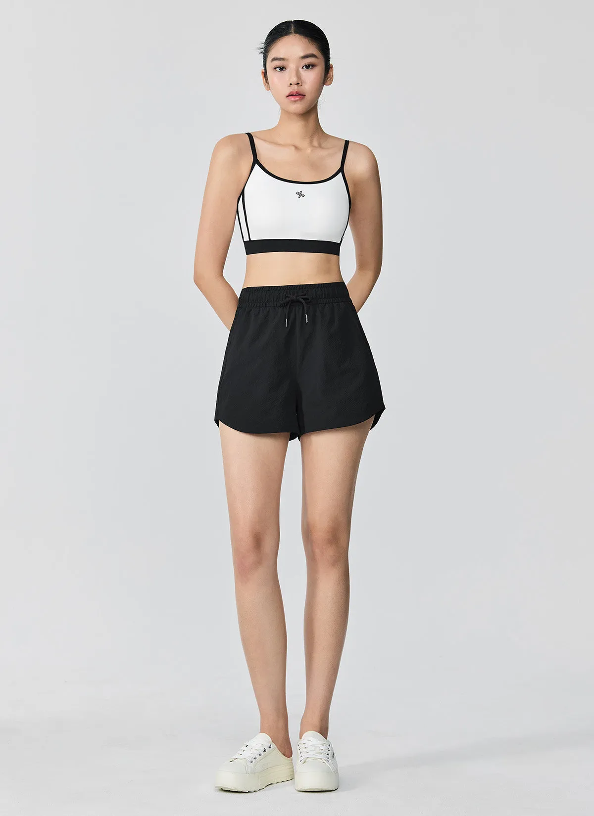 Seersucker Round Shorts