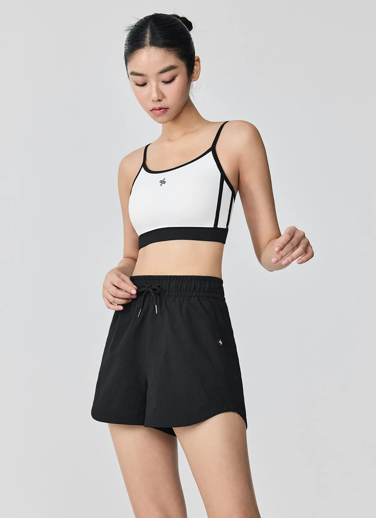 Seersucker Round Shorts