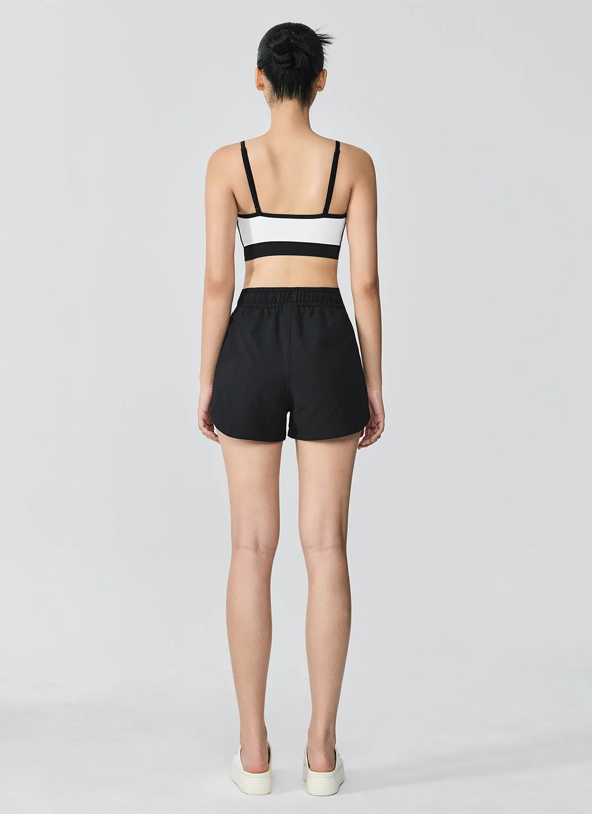 Seersucker Round Shorts