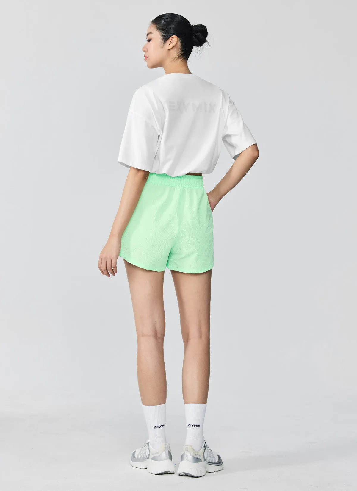 Seersucker Round Shorts