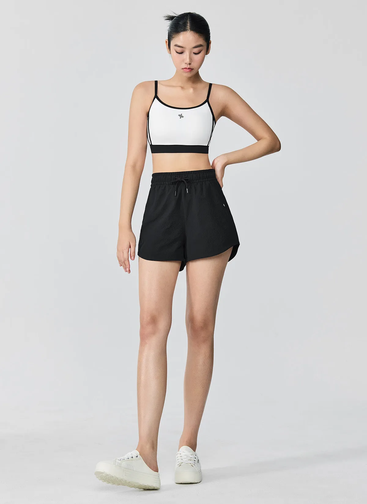 Seersucker Round Shorts