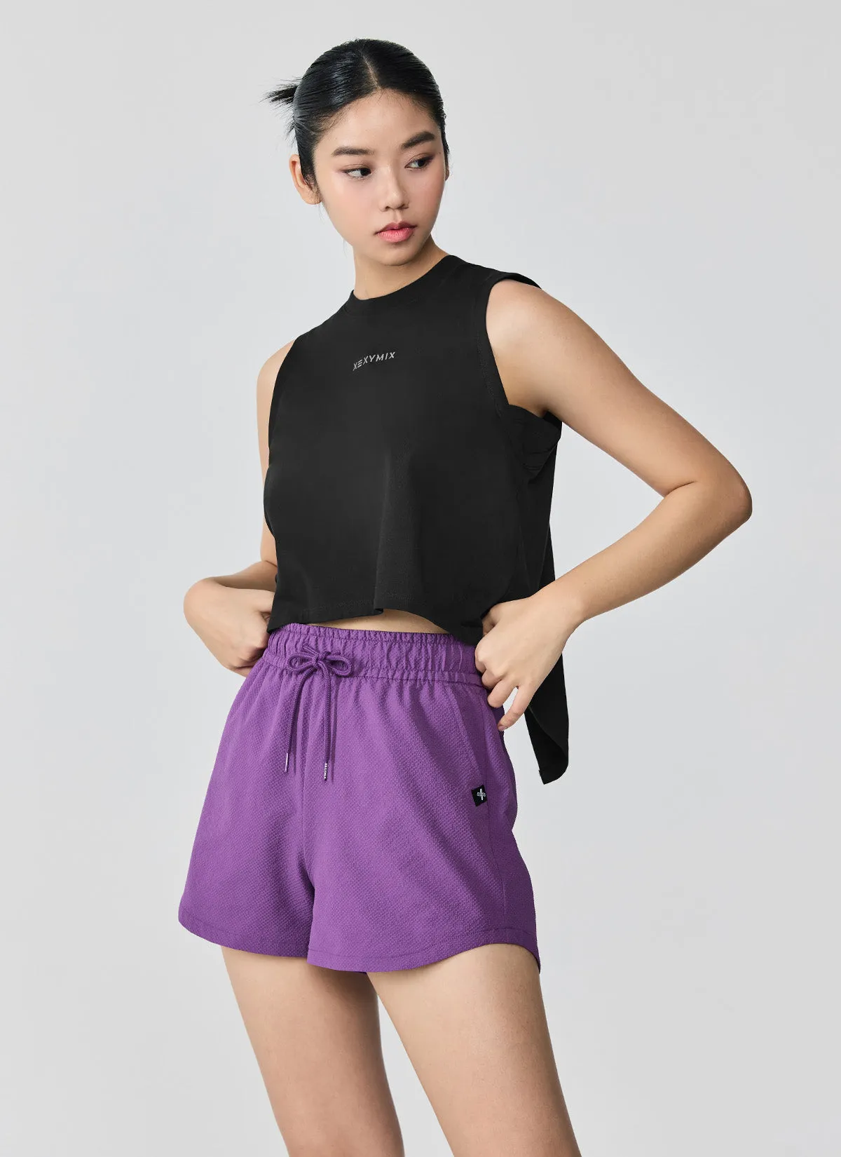 Seersucker Round Shorts