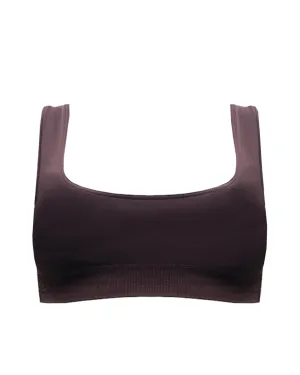 SERENE Bikini Bra Top | Chocolate Brown