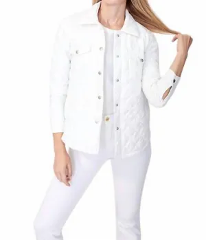 Shirt Jacket In White