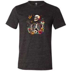 Skeleton Butterflies Shirt Unisex