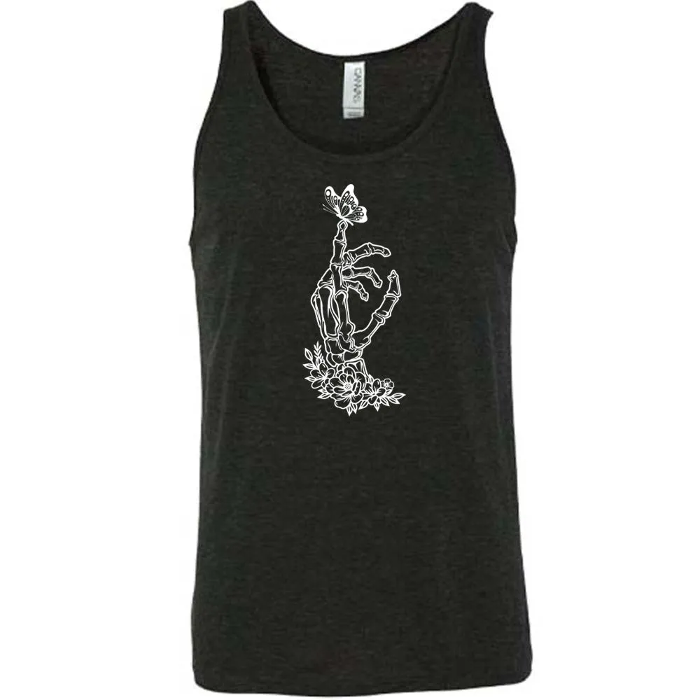 Skeleton Hand Butterfly Shirt Unisex