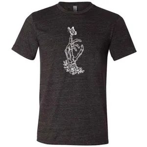 Skeleton Hand Butterfly Shirt Unisex