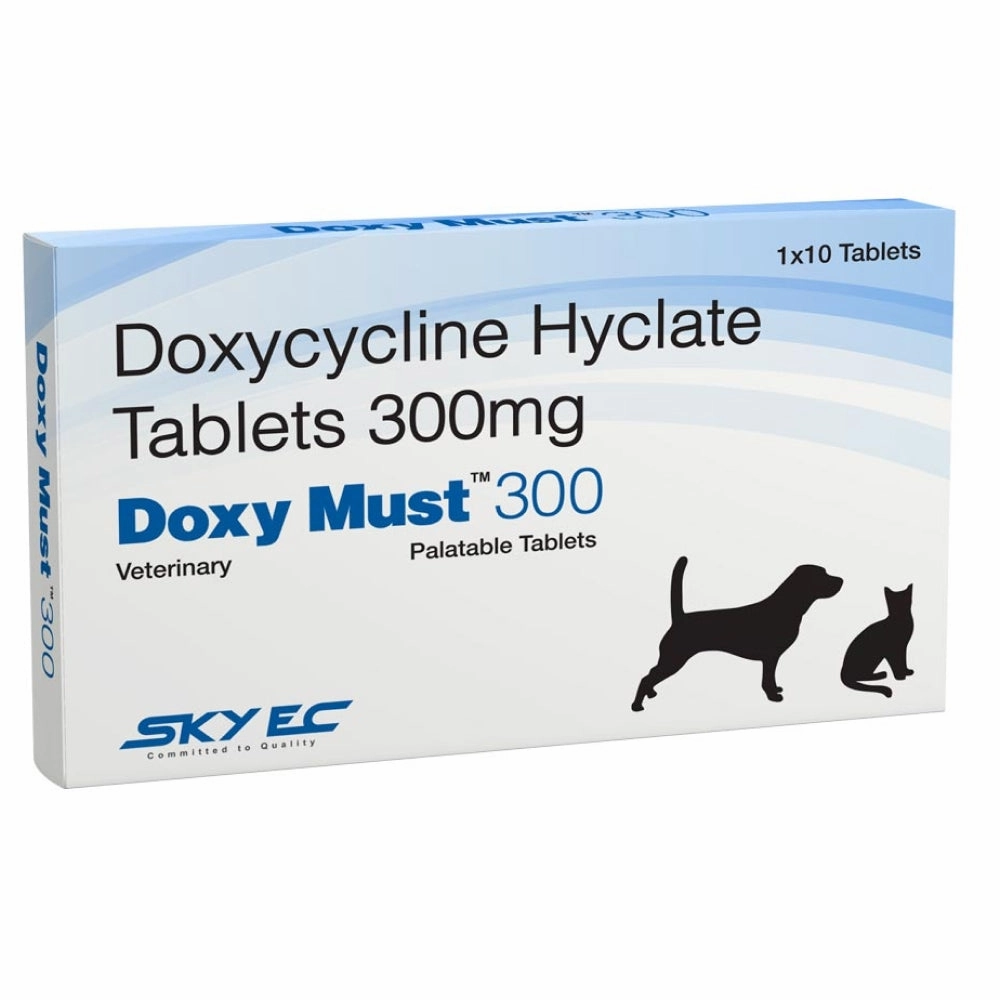 Skyec Doxy Must 300mg Tablets for Dogs and Cats