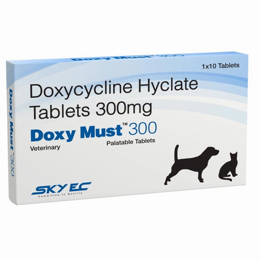 Skyec Doxy Must 300mg Tablets for Dogs and Cats