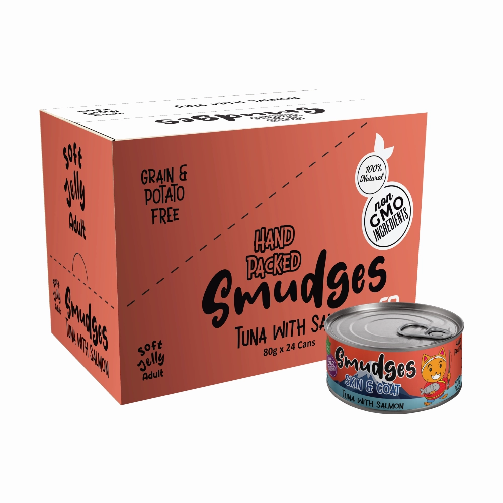Smudges Tuna Flakes with Salmon in Soft Jelly Adult Cat Wet Food