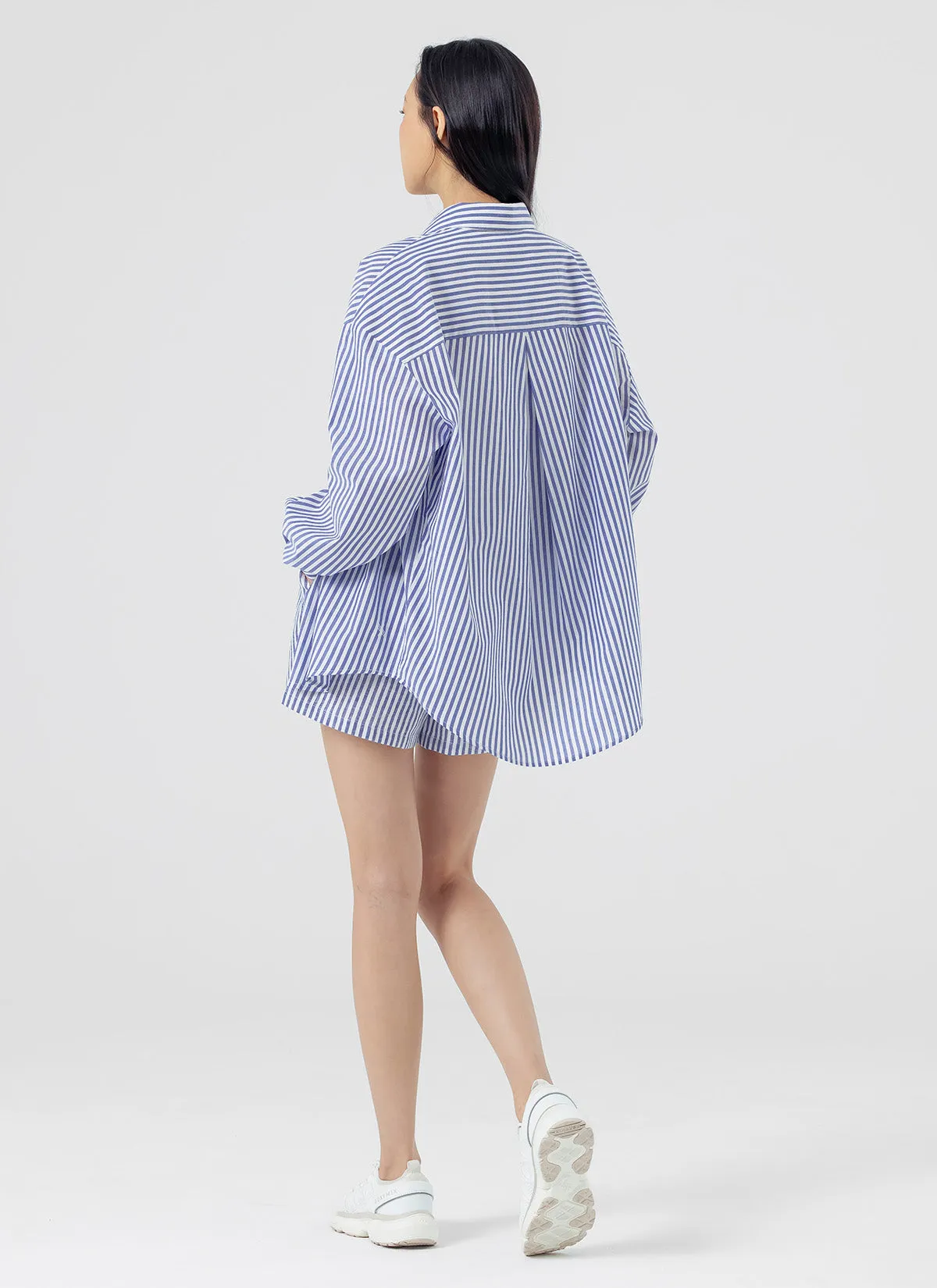 Soft Stripe Loose Fit Shirts