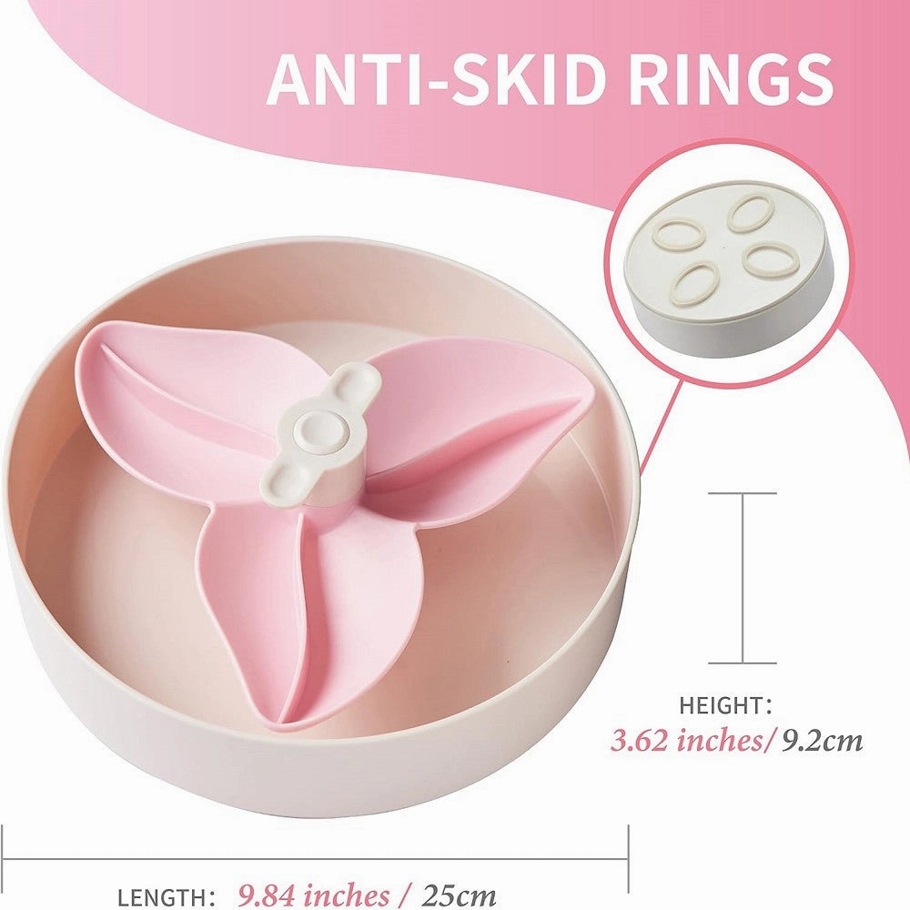 Spin Interactive Feeder Bougainvillea Dog Slow Bowl