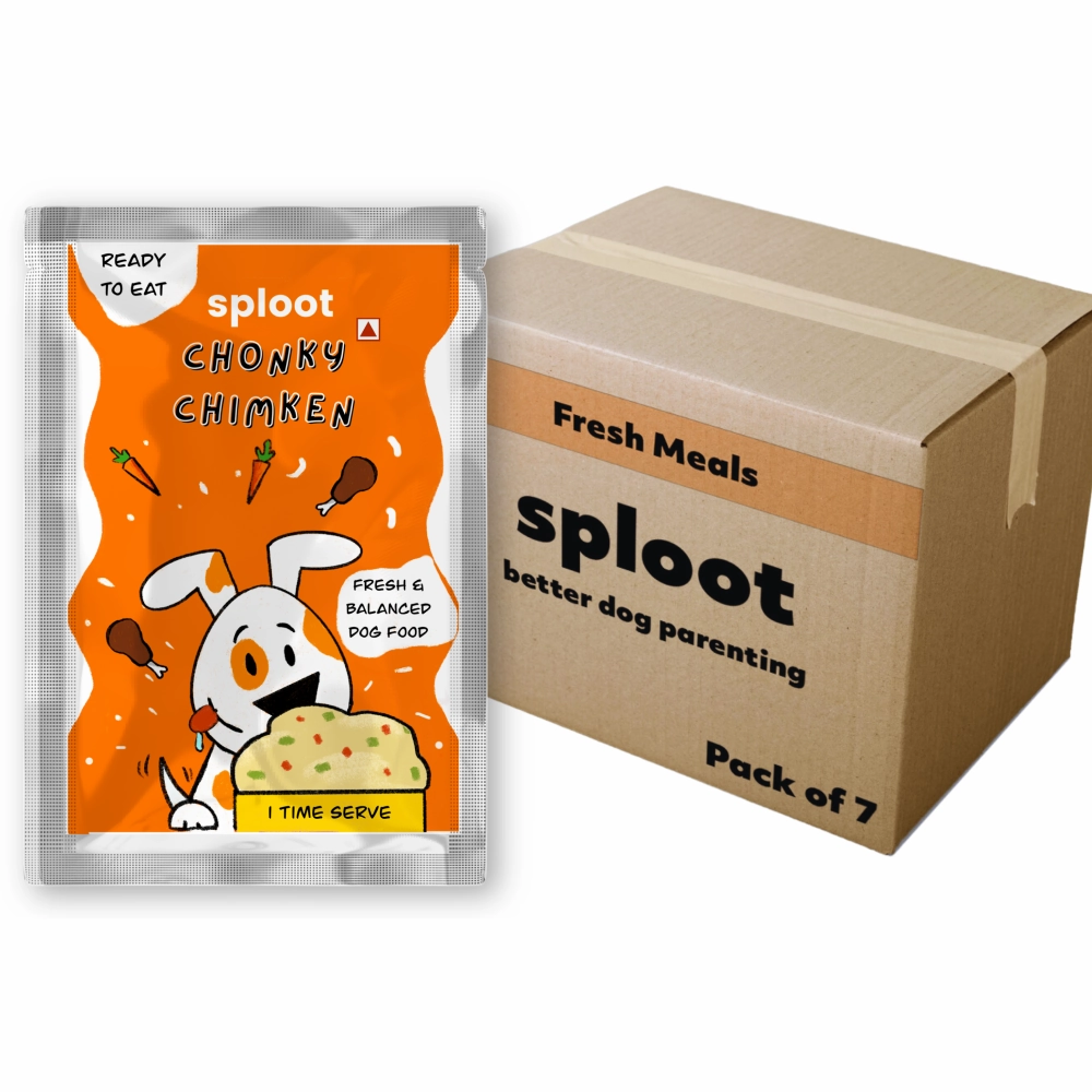 Sploot Meals Chonky Chimken Chicken and Brown Rice Dog Wet Food