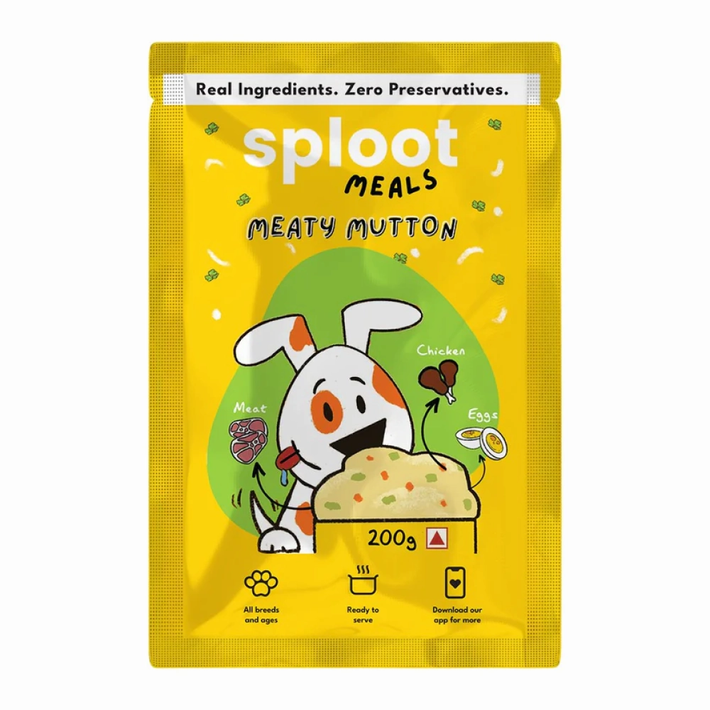 Sploot Meals Meaty Mutton and Brown Rice Dog Wet Food