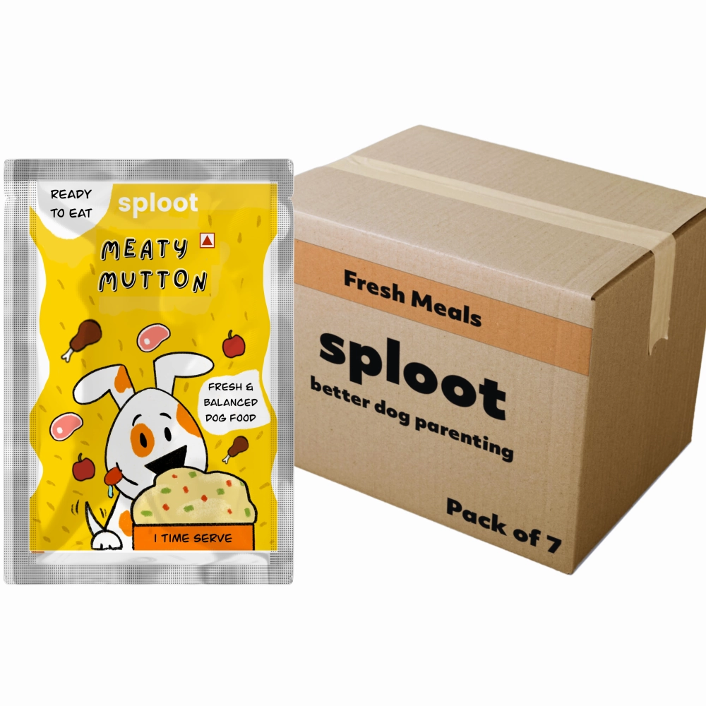 Sploot Meals Meaty Mutton and Brown Rice Dog Wet Food