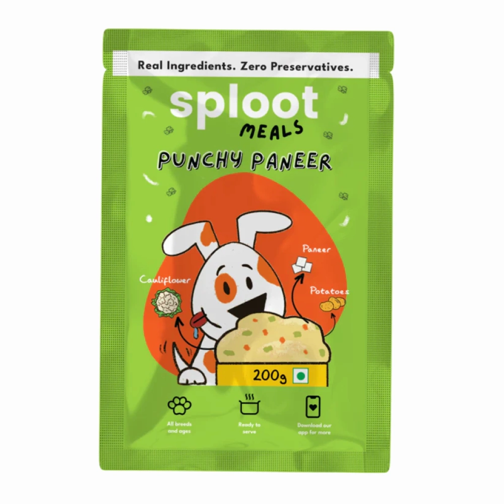 Sploot Meals Punchy Paneer and Egg Dog Wet Food