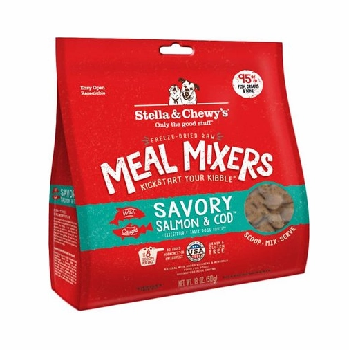 Stella & Chewy's Freeze-Dried Meal Mixers Savory Salmon & Cod