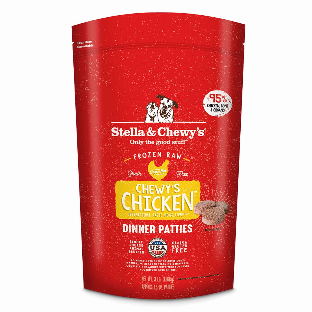 Stella & Chewy's Raw Frozen Chewy's Chicken Dinner Patties