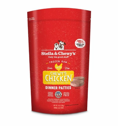 Stella & Chewy's Raw Frozen Chewy's Chicken Dinner Patties