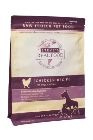 Steve's Real Food Chicken Nuggets Frozen Raw Food