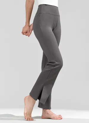 Stretch Formal Bootscut Slit Pants