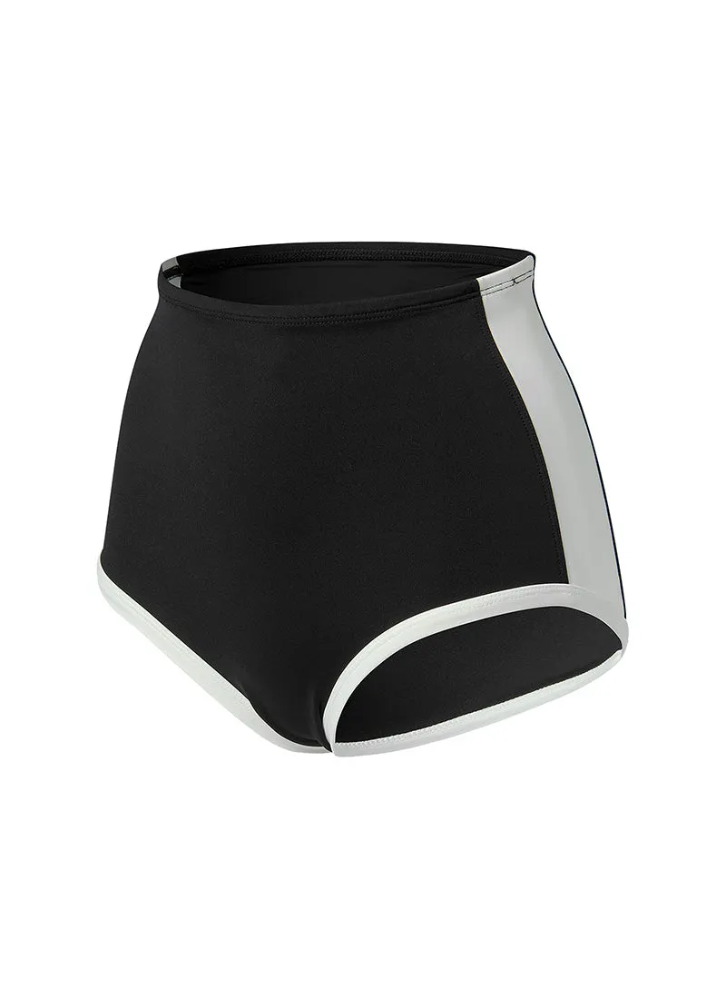 Summer Glow Line Color Block Bikini Shorts