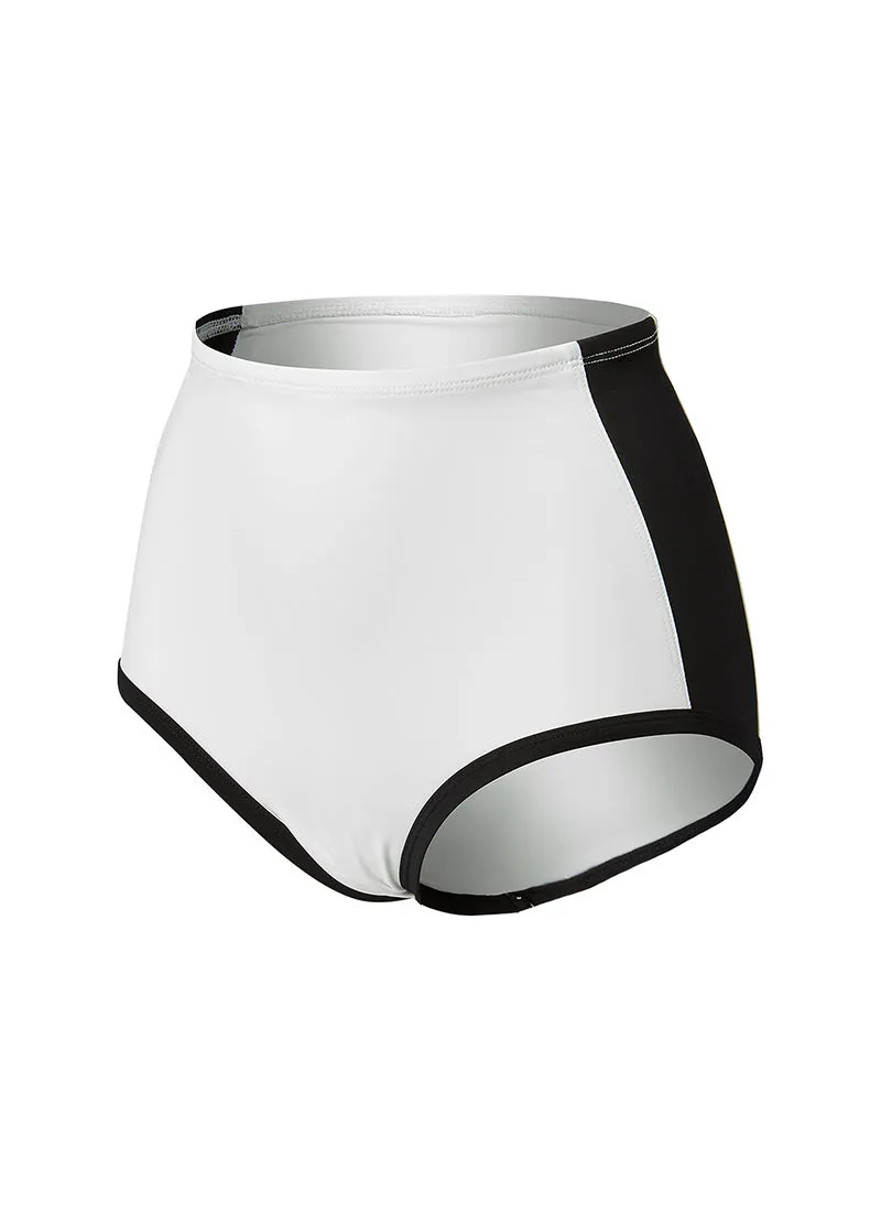Summer Glow Line Color Block Bikini Shorts