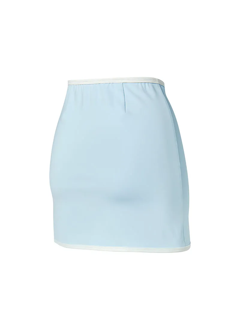 Summer Glow Line Color Block Cover-Up Skirt