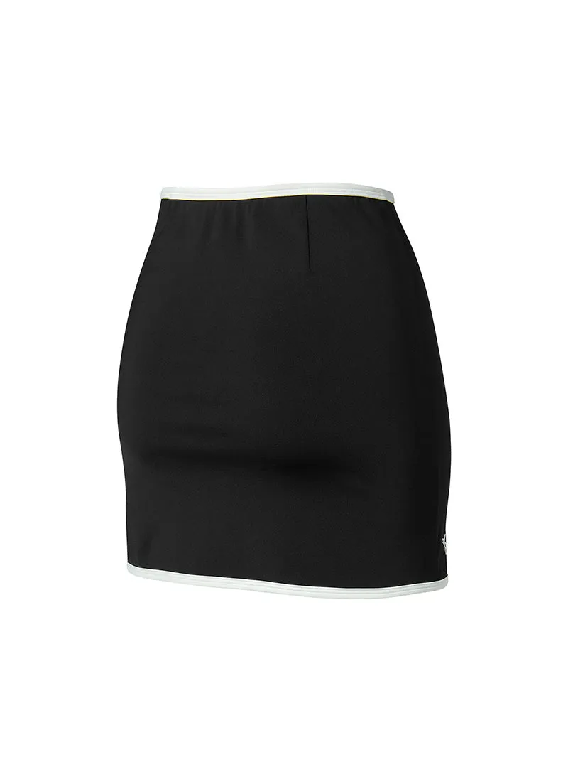 Summer Glow Line Color Block Cover-Up Skirt
