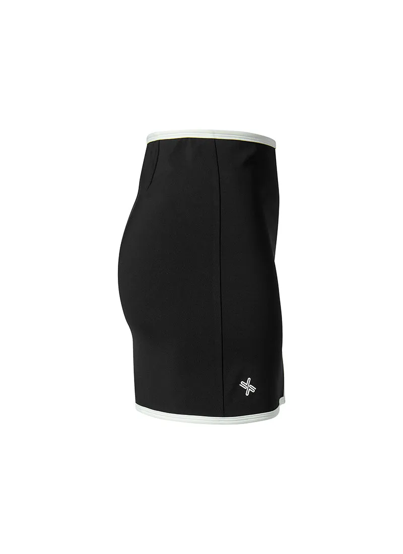 Summer Glow Line Color Block Cover-Up Skirt