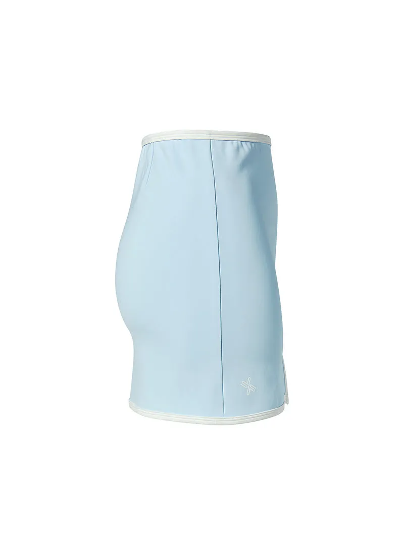 Summer Glow Line Color Block Cover-Up Skirt