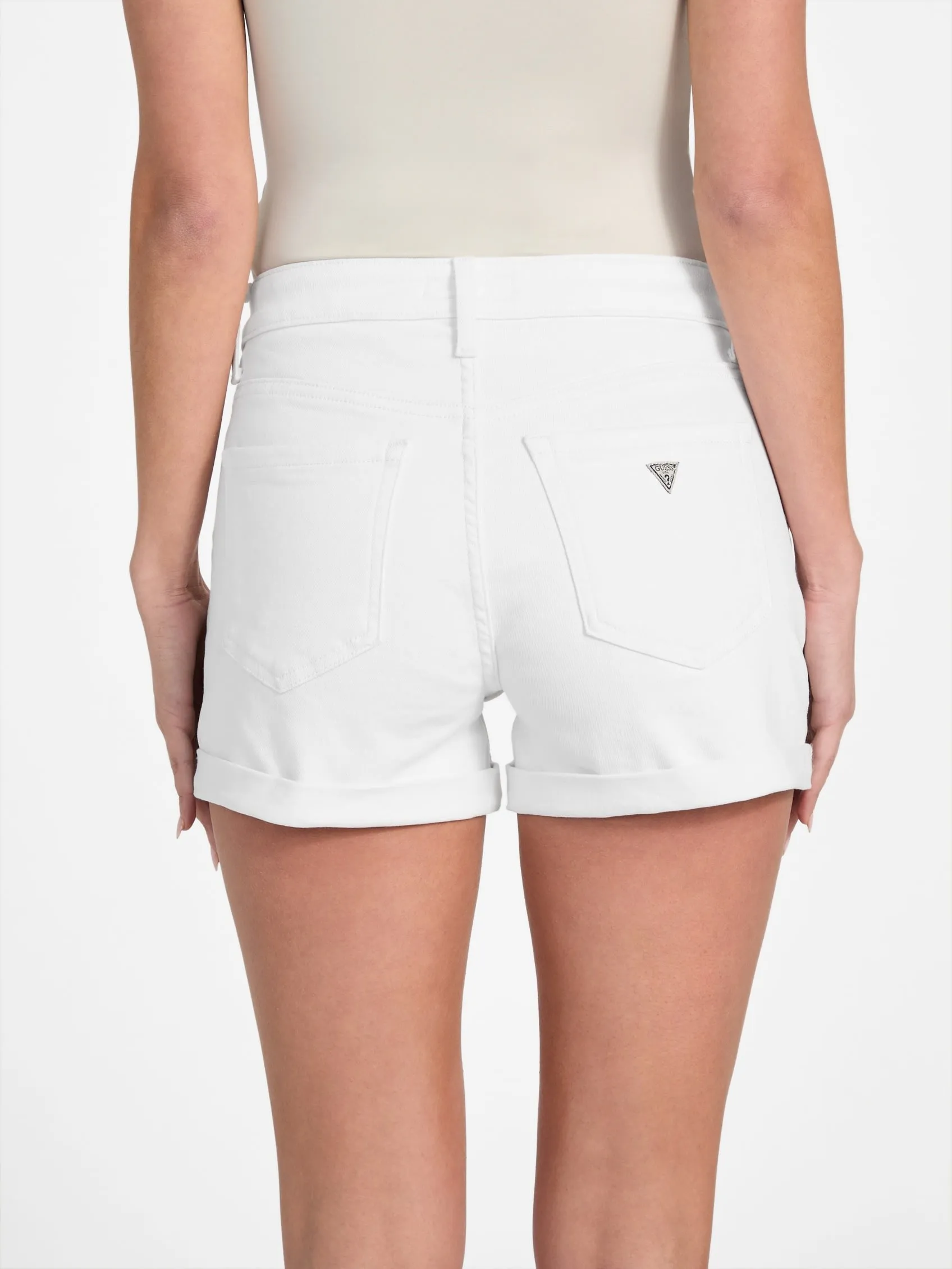 Tamar Mid-Rise Cuffed Shorts