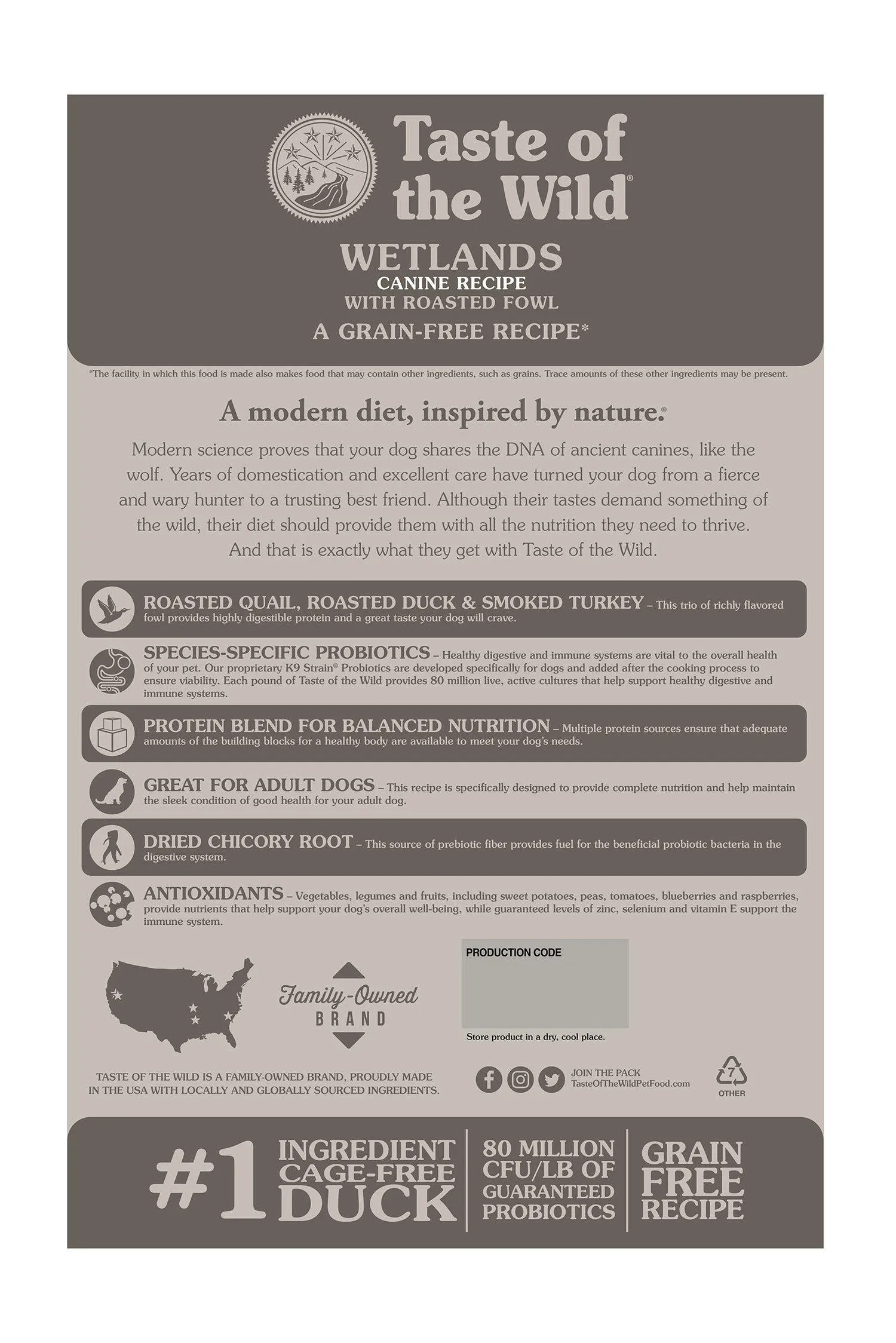 Taste of the Wild Wetlands Dry Dog Food