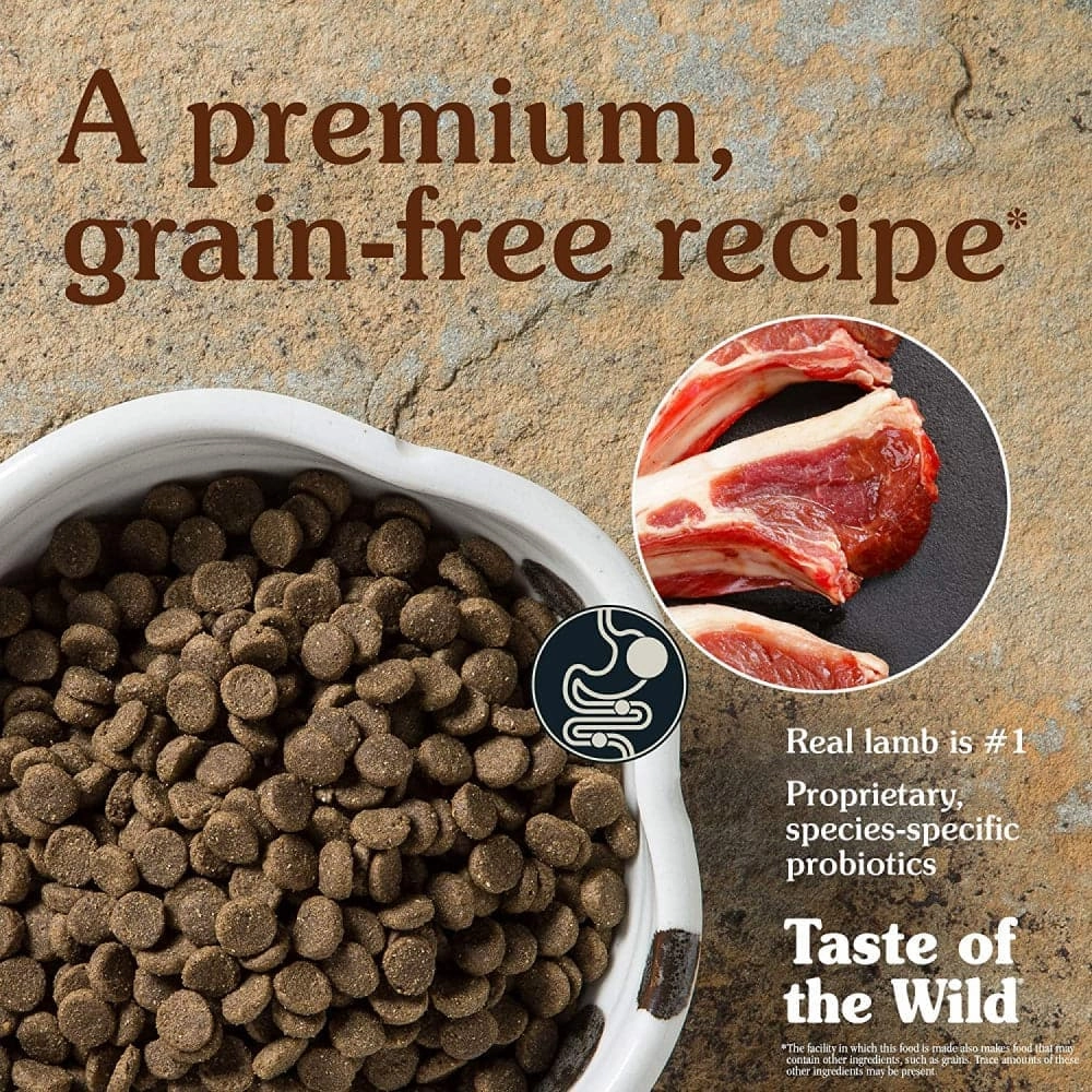 Taste of the Wild Sierra Mountain Roasted Lamb Dry Food, Farmina ND Pumpkin Lamb Blueberry Mini Adult Dog Dry Food Combo