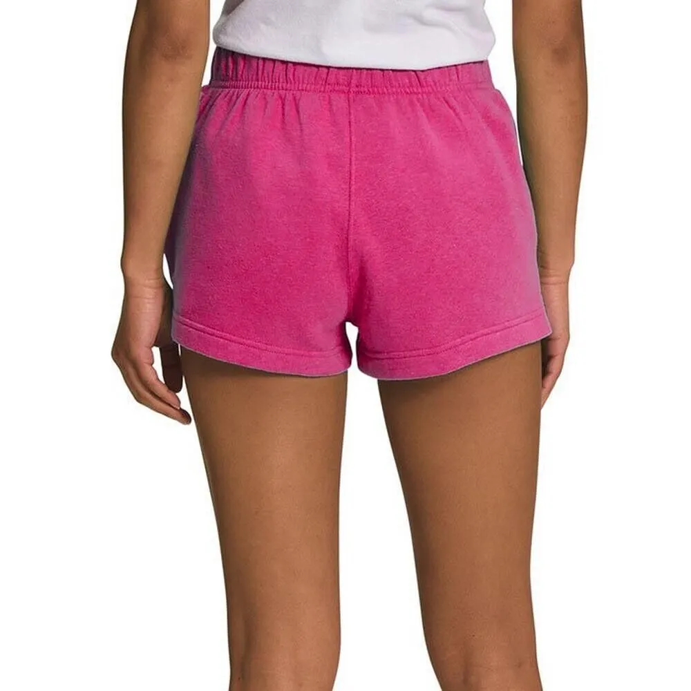 The North Face Half Dome NF0A55MZ156 Women's Fuchsia Pink Logo Shorts L NCL671