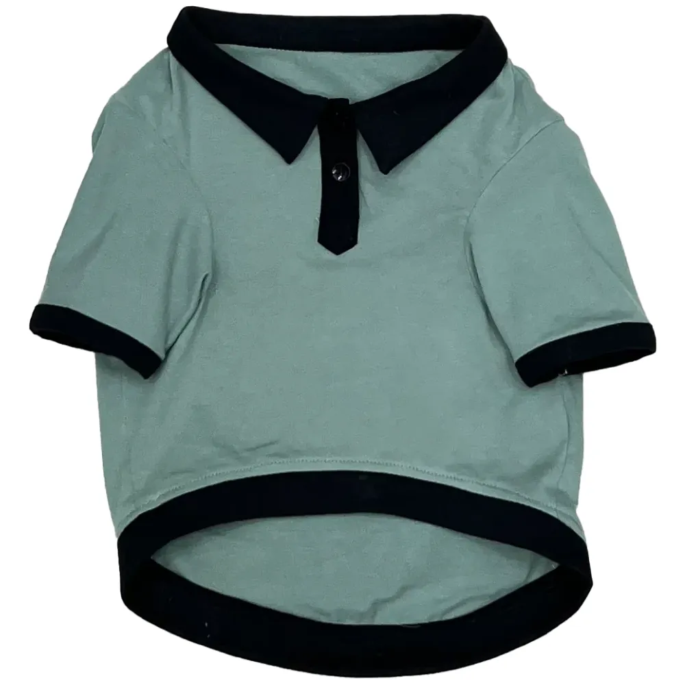 The Papaw Cartel One In A Million Polo Tshirt for Dogs (Sage Green)