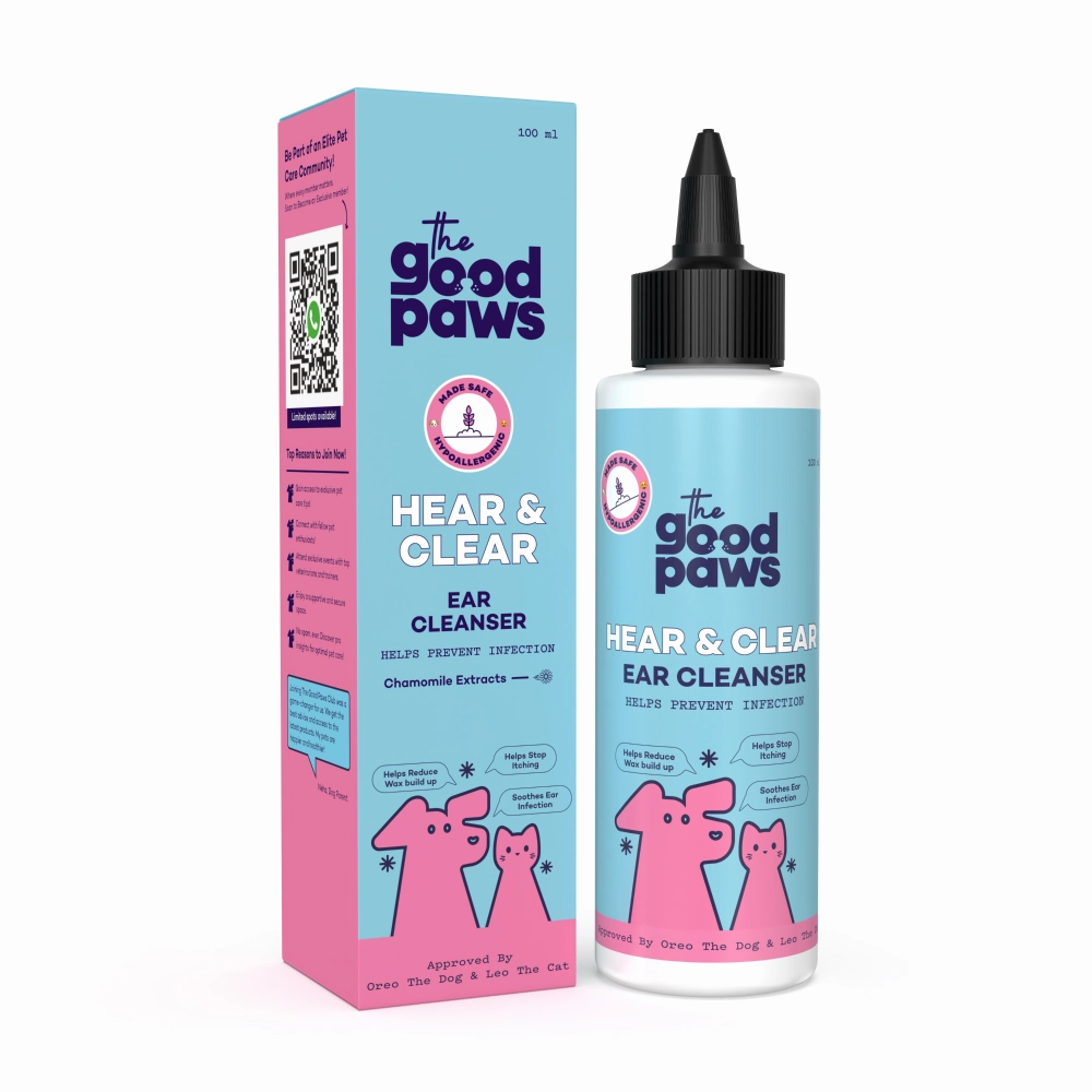 The Good Paws Hear & Clear Ear Cleanser for Dogs and Cats