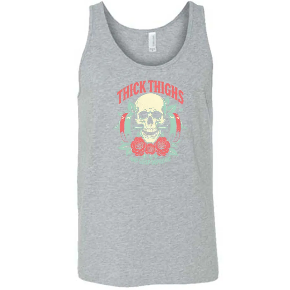 Thick Thighs And Sleep Deprived Shirt Unisex