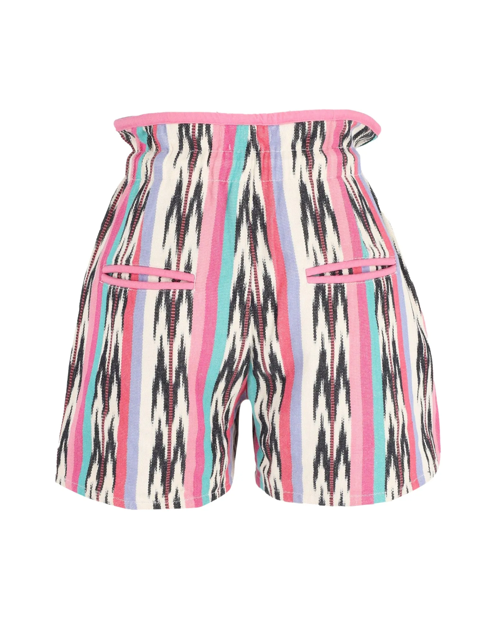toile Isabel Marant Striped Mini Shorts in Multicolor Cotton