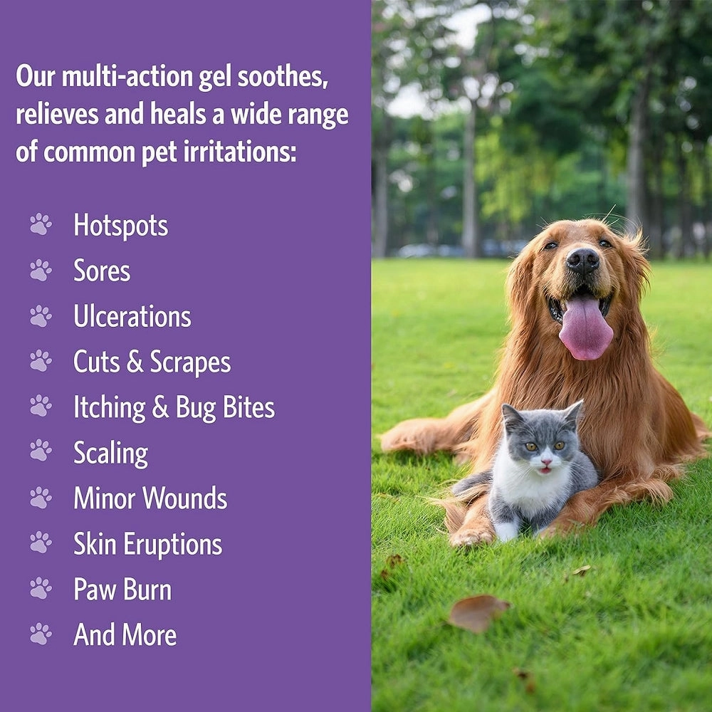 Topical Healing First Aid Gel for Pets